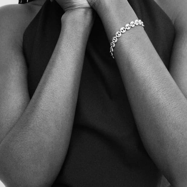 sophie buhai small link bracelet  silver