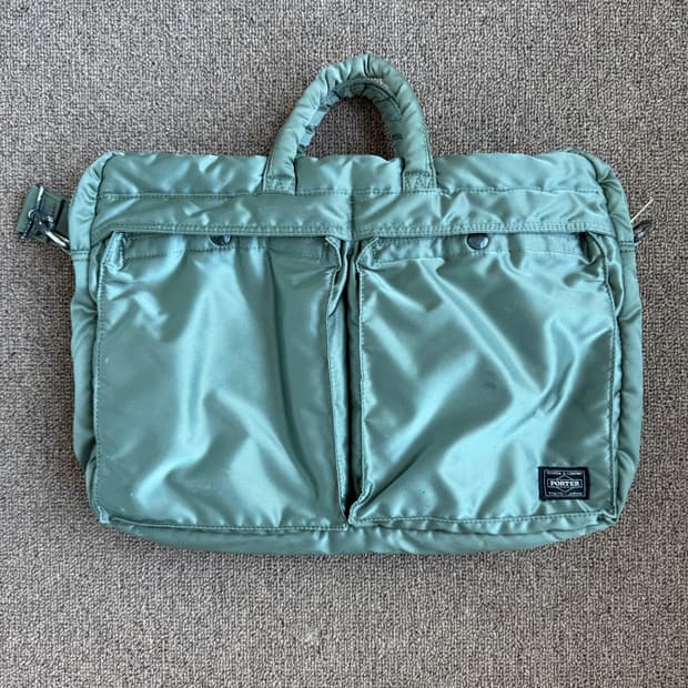 Porter 요시다포터 탱커 투웨이 브리프케이스 세이지 그린 크로스백