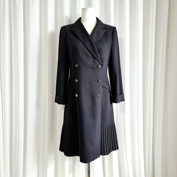 듀엘 코트스타일 원피스 (55) 상태완벽/새거수준/1회단시간착용후드라이