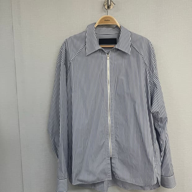 준지 스트라이프 마원 셔츠 자켓