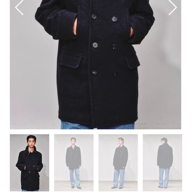 아트이프액츠 피코트 다크네이비 xl