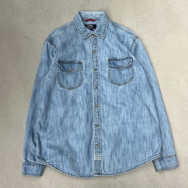 리바이스 워크 데님셔츠 s09044