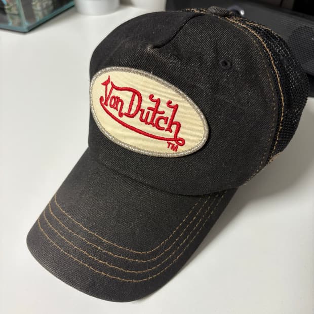Von Dutch 본더치 메쉬캡 블랙