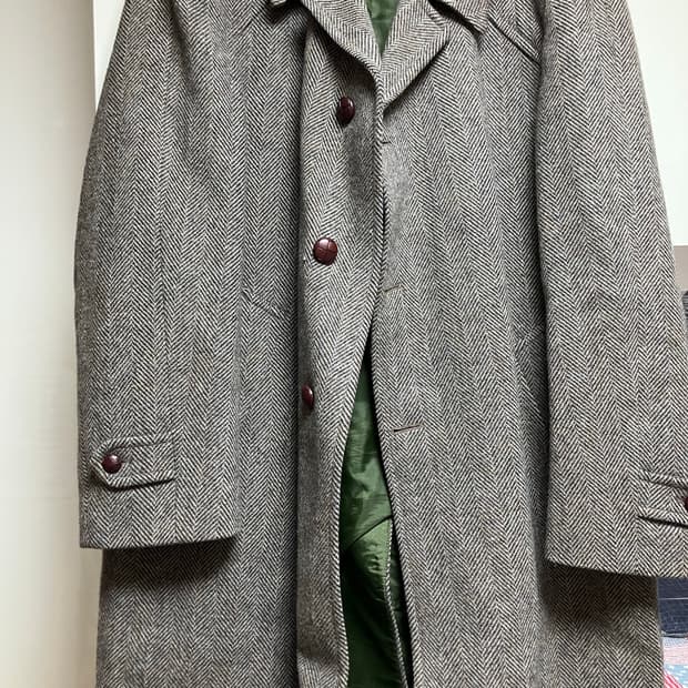 Made in UK 헤링본 울 자켓 L (100-105)