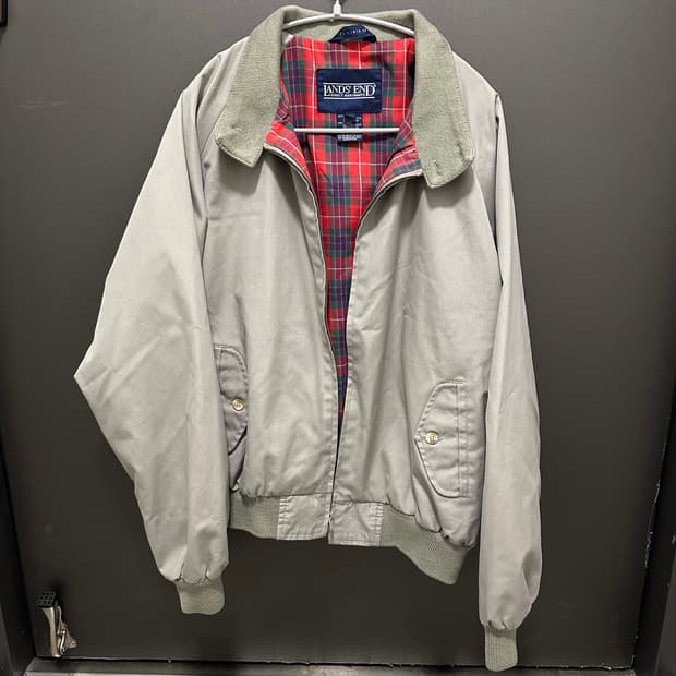 빈티지 Land's End 랜즈엔드 해링턴 자켓 그레이 L