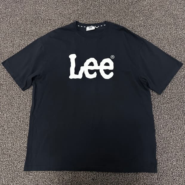 Lee 리 로고 반팔티셔츠 블랙 2XL