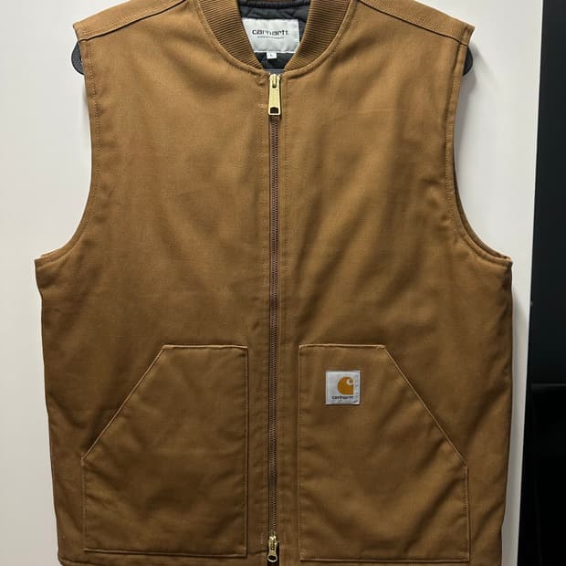 칼하트 브라운 조끼 L