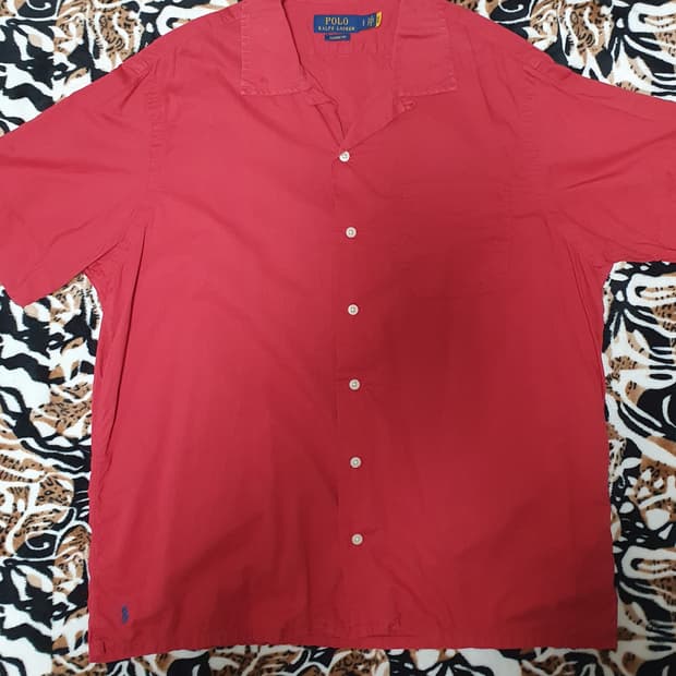 폴로 셔츠 빨간색 L