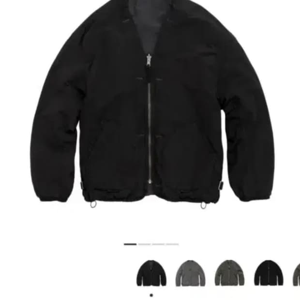 (3)폴리테루 라이너자켓 블랙차콜25FW