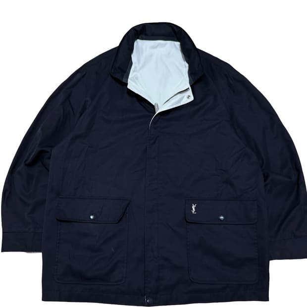 YSL 입생로랑 리버시블 블루종 자켓