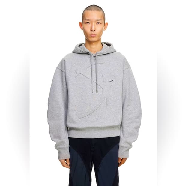 [xl] 뮈글러 h&m 후디 그레이