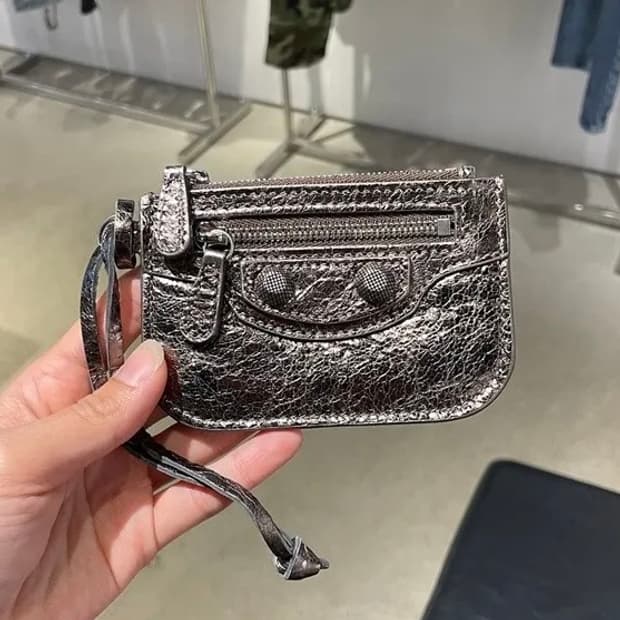 발렌시아가 르카골 카드지갑 다크브론즈