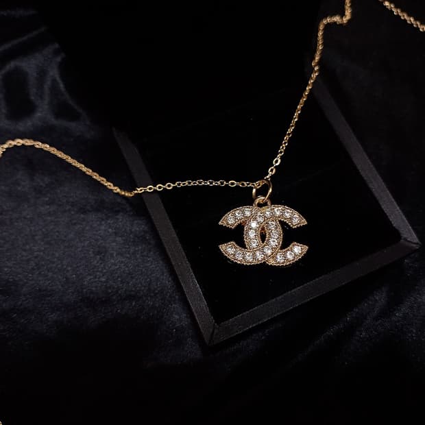 [chanel] 정품 샤넬 빈티지 중고 업사이클 펜던트 목걸이