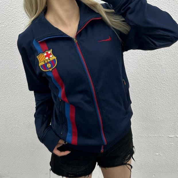2000s 나이키 바르셀로나 빈티지 트랙탑 S