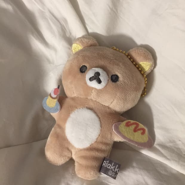 산엑스 리락쿠마 좋아하는 것들 시리즈 인형 키링