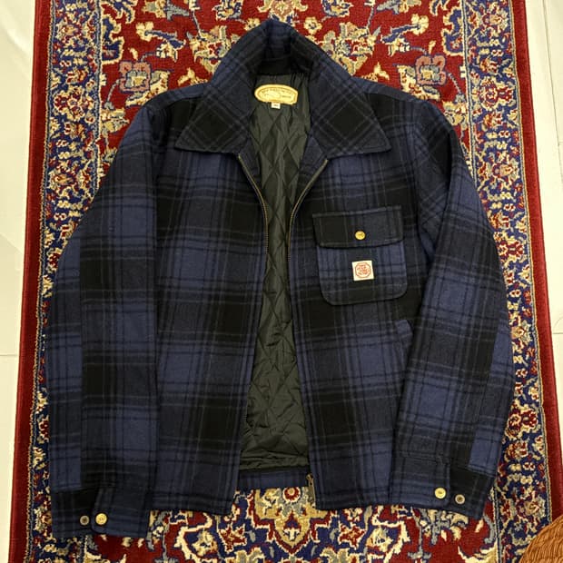 에드윈 헤비 울 플란넬 자켓 40