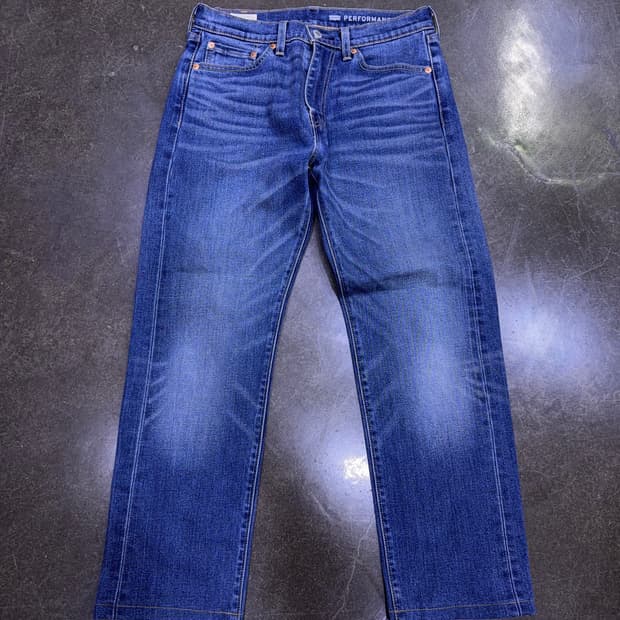 리바이스 505 프리미엄 빅E 약기모 워싱 레귤러 데님팬츠 30