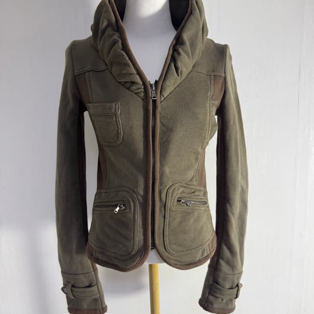 빈티지 보노 타입 패널 집업 자켓 y2k lgb goa