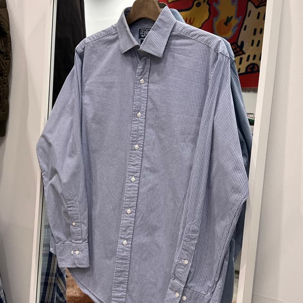 Polo RL 폴로 랄프로렌 REGENT CLASSIC 잔체크 셔츠