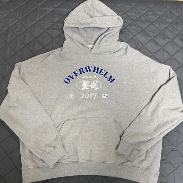 압도 그레이 후드 L