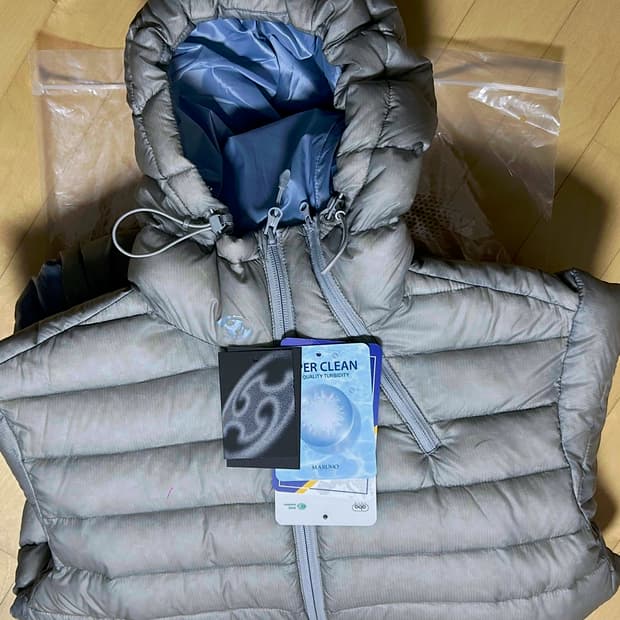 25FW 산산기어 서픽스 푸퍼자켓 그레이