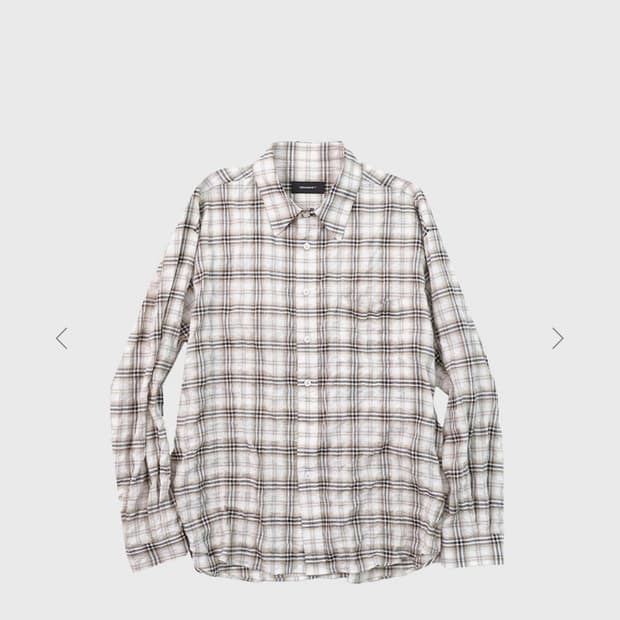 999휴머니티 이지 체크 셔츠