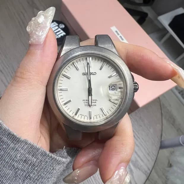 세이코 퍼페추얼 캘린더 티타늄