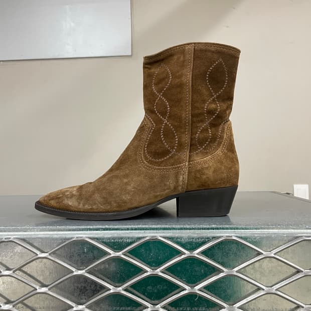 마시모두띠 스웨이드 웨스턴 부츠 38