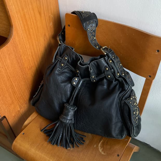 Pannelli Dp Italy Leather Shoulder Bag