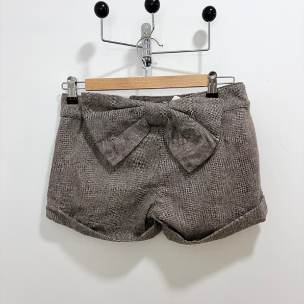 LIZ LISA 리즈리사 빅리본 초코브라운 숏팬츠 반바지