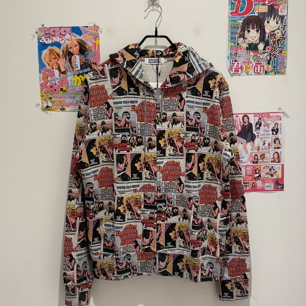 Hysteric Glamour News Hooded Zip-Up