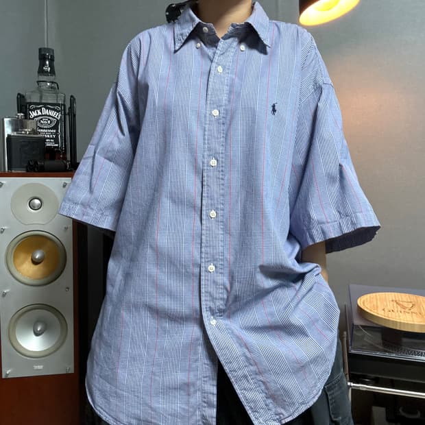 폴로랄프로렌 반팔체크셔츠