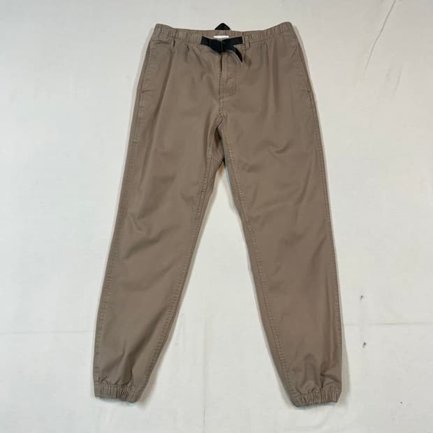 L) 그라미치 카키 브라운 면바지 조거 팬츠
