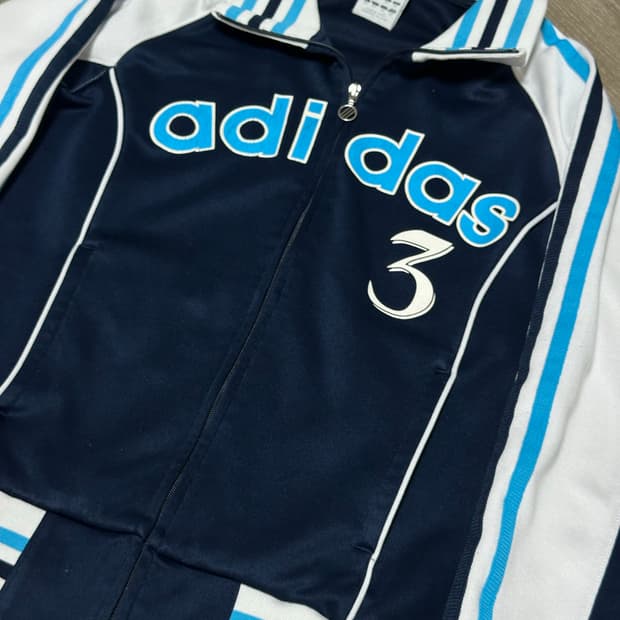 아디다스 재팬 스카이블루 트랙탑 져지 우먼즈