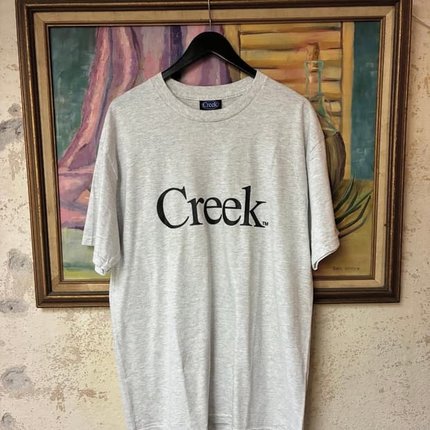 Creek 뉴욕 한정판 티셔츠 새상품 애쉬 그레이