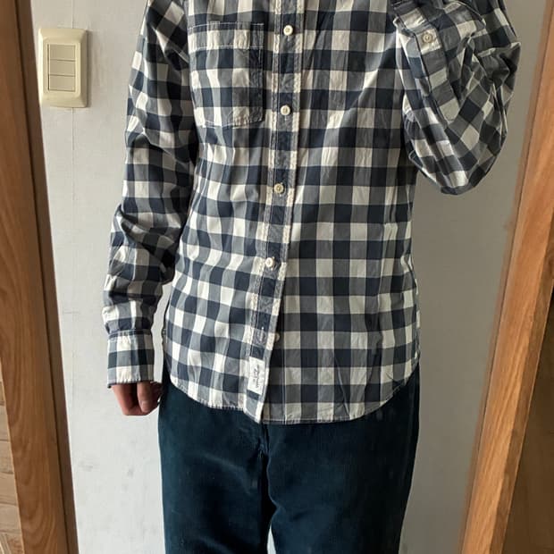 아베크롬비 체크 셔츠