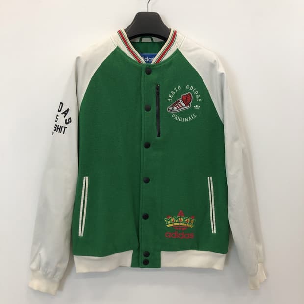 아디다스 1972 올드스쿨 바시티자켓 그린 105