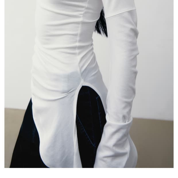 Low Classic lc wrap t-shirt white