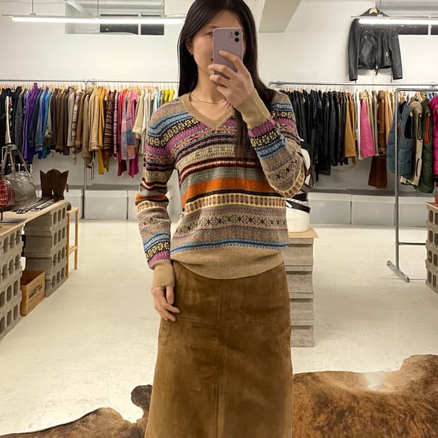 BROOKS BROTHERS fair isle knit 페어아일 니트