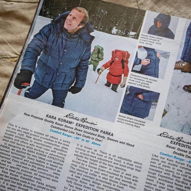 70s 에디바우어 익스페디션 파카 xl