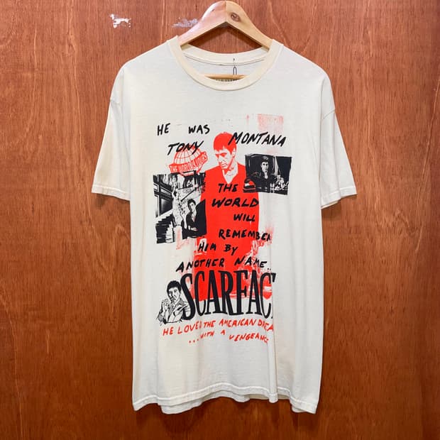 L)Scarface Tony Montana 스카페이스 토니 몬타나 반팔티