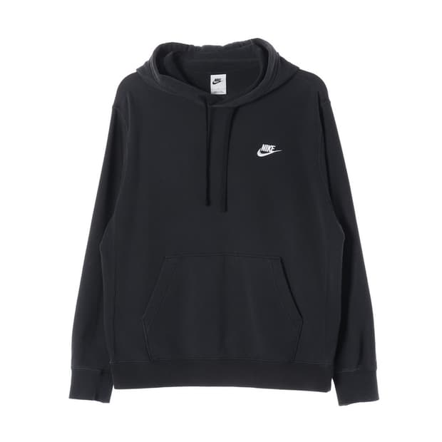 나이키 블랙 스몰 스우시 후드티 L