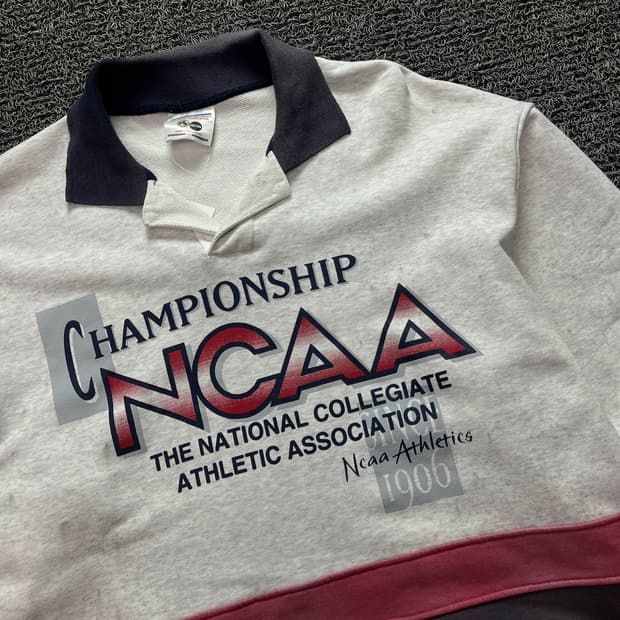 NCAA USA 오리지날 빅로고 빈티지 럭비 티셔츠 098