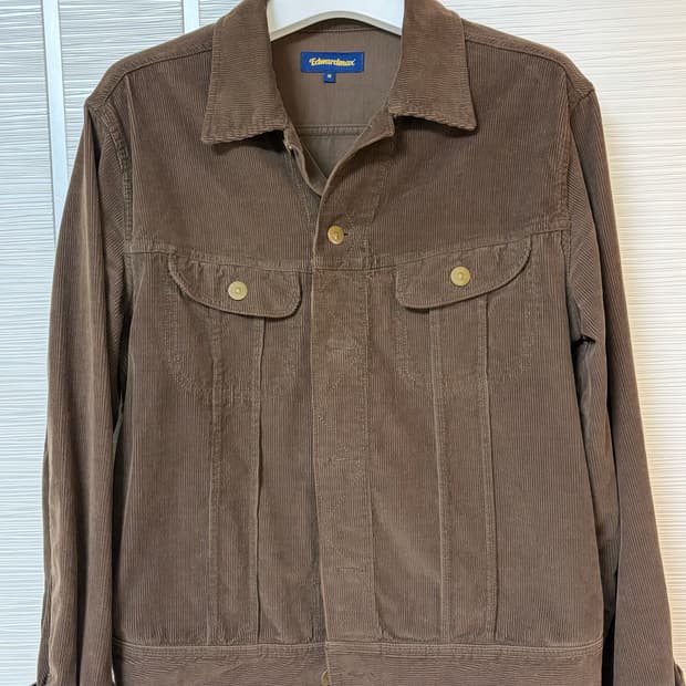 [M] 에드워드맥스 브라운 코듀로이 트러커 자켓