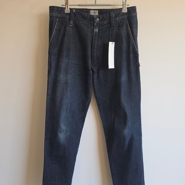 더블탭스 14ss 페이딩 데님 진