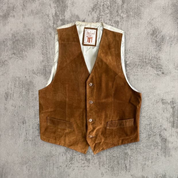 80-90s hitchcock 스웨이드 베스트