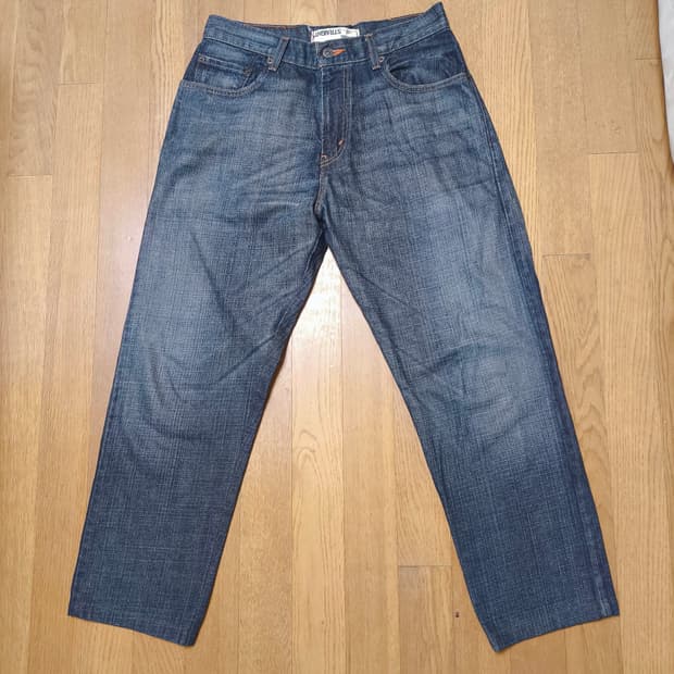 [30] LEVI'S 리바이스 569 루즈 스트레이트 흑청