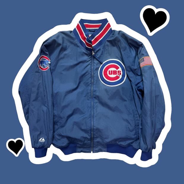 마제스틱 시카고컵스 스타디움 바시티자켓