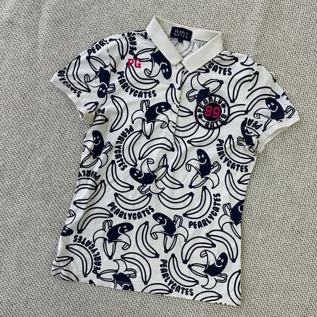 1 파리게이츠 프린트 여성 골프 셔츠 0327D