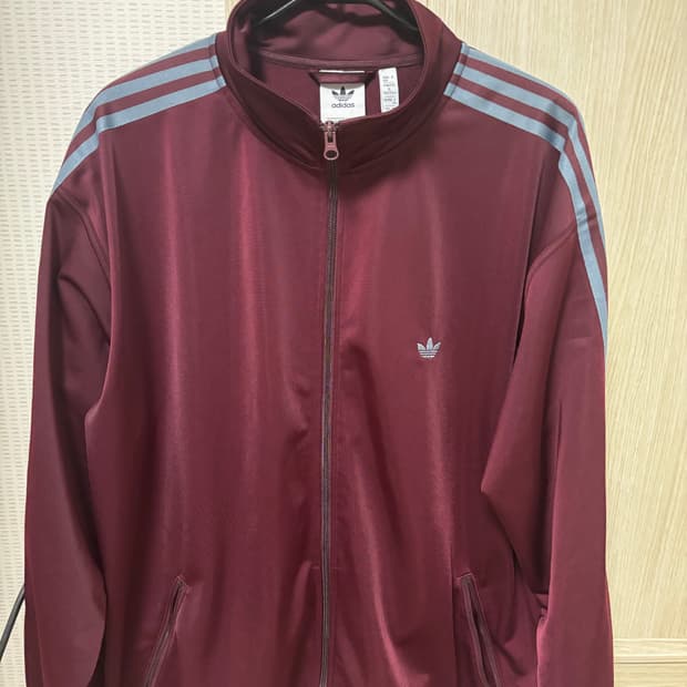 아디다스 베켄바우어 트랙탑 마룬 xl